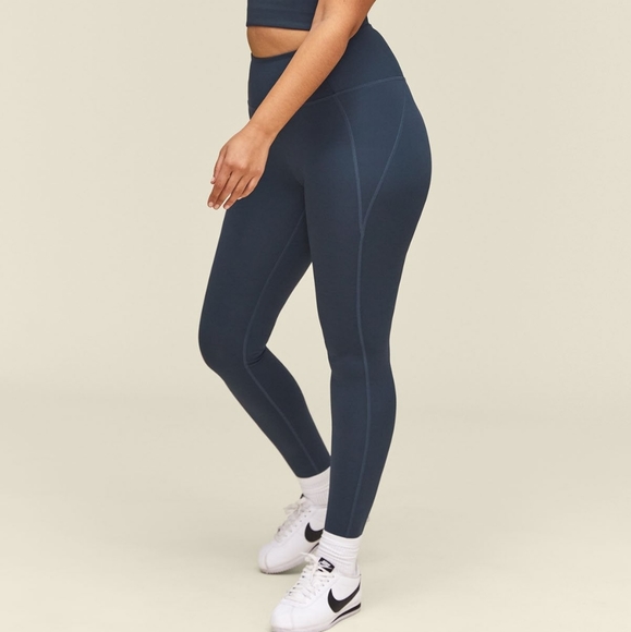 NWT Girlfriend Collective Midnight Blue Compressive High Rise Leggings - Picture 3 of 9